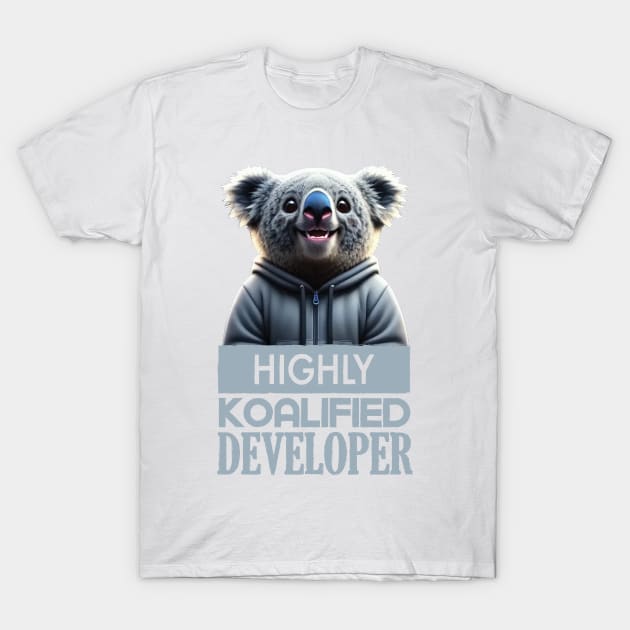 Just a Highly Koalified Developer Koala 2 T-Shirt by Dmytro